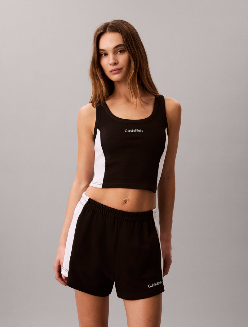 Plážové šortky z bavlneného džerseja