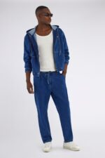 Pánske džínsy voľného strihu