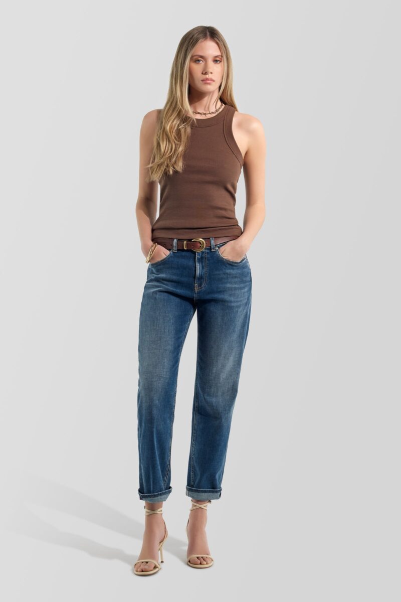 Dámske džínsy slim fit