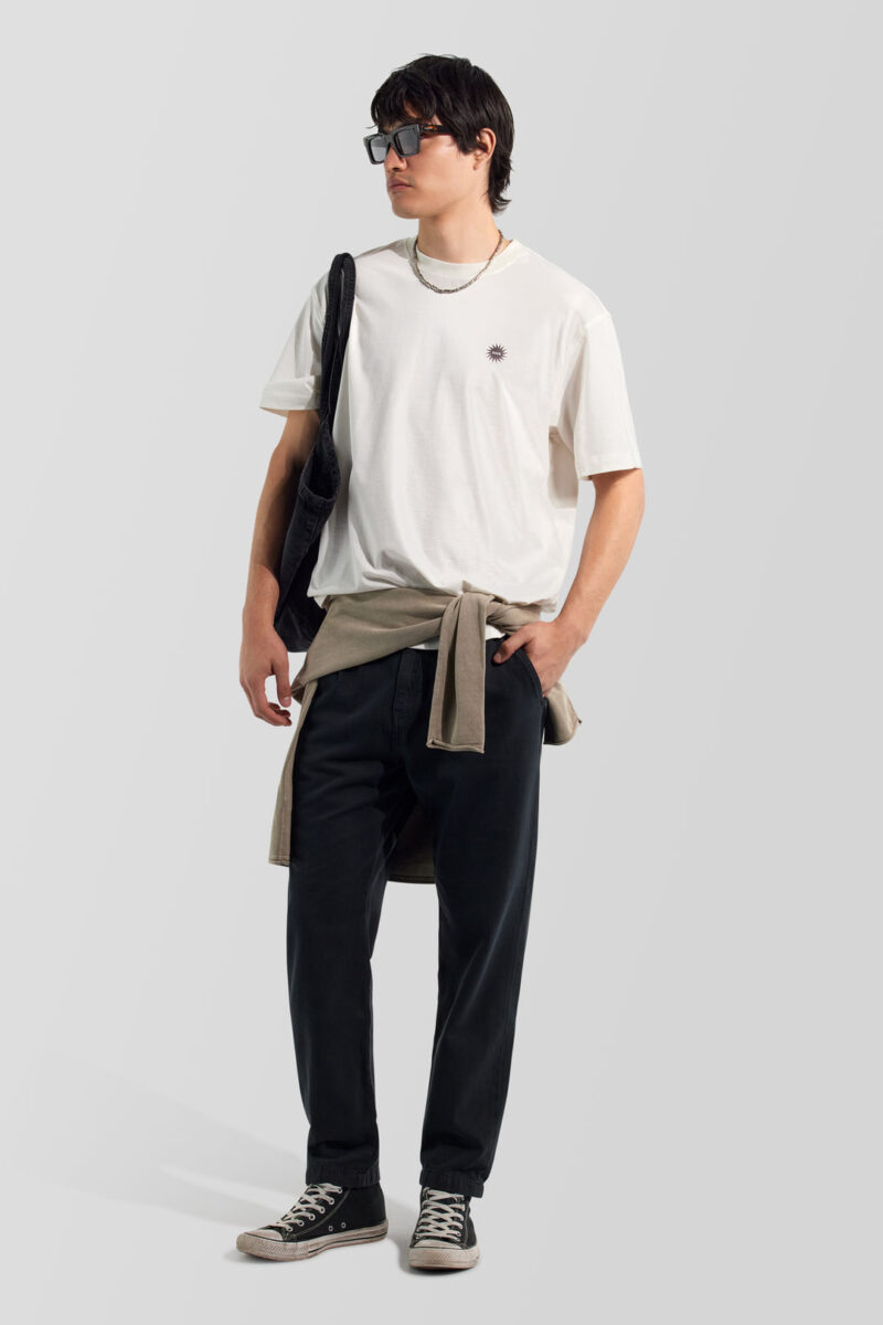 Pánske hnedé chino nohavice regular fit